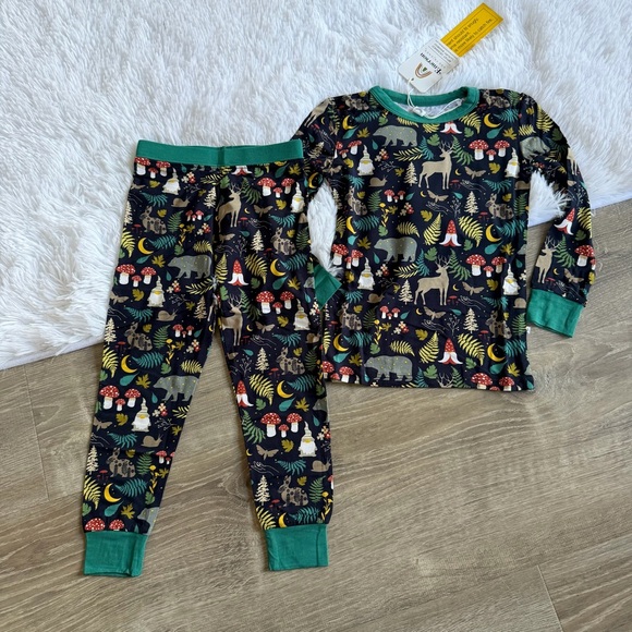 Night Forest Bamboo Long Sleeve Kids
Pajama Pants Set - Picture 2 of 6